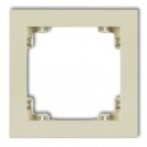 Рамка одинарна універсальна "фундук" 44DR-1 DECO PASTEL MATT